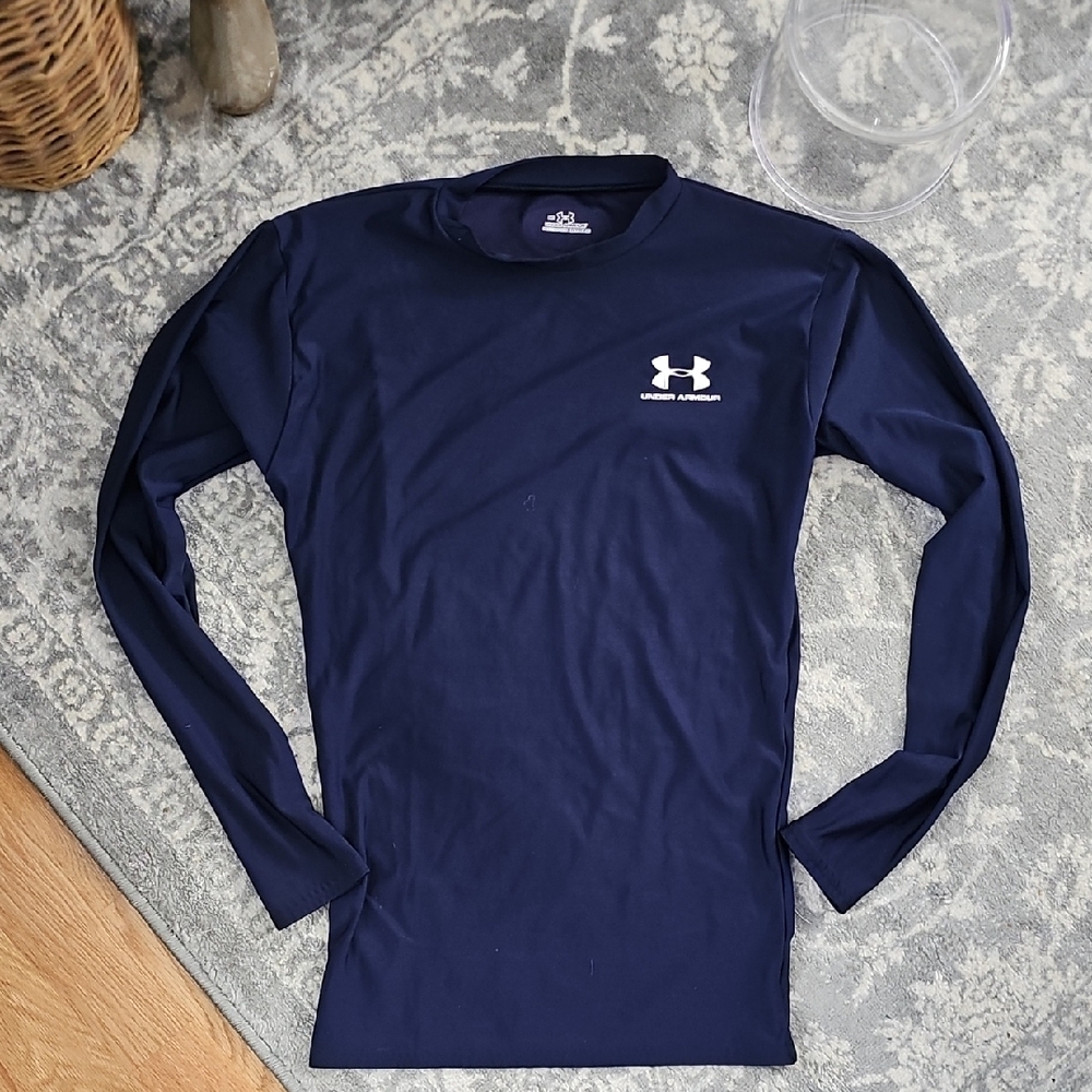 Under Armour Men's Navy Long Sleeve Shirt